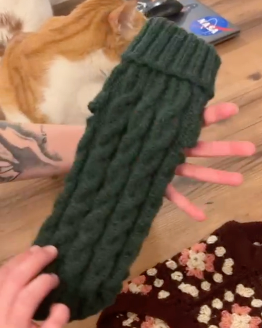 Hand Knitted Dog Sweater – Minimal Nordic Knit